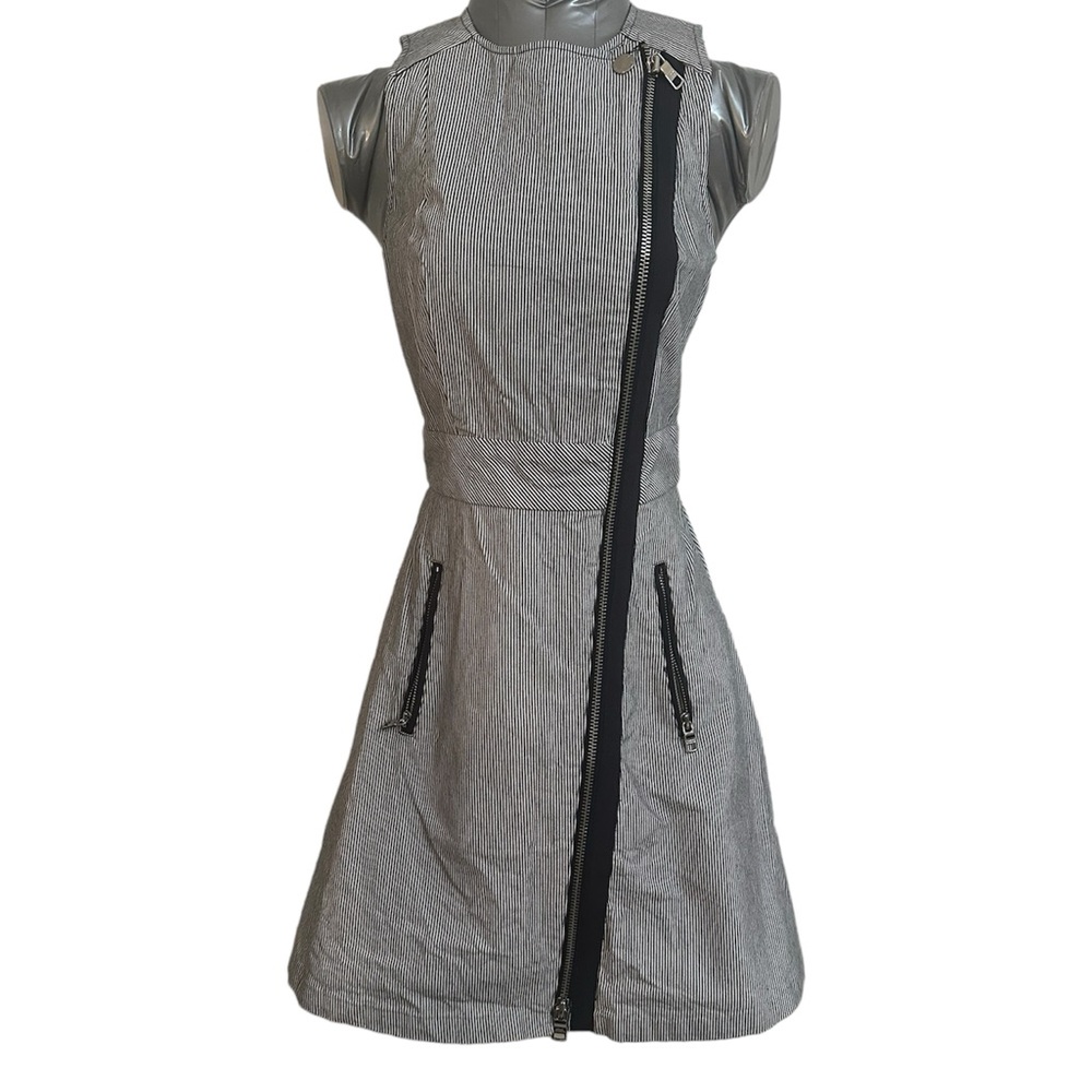 Armani Exchange zip dress striped 0